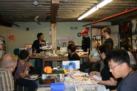 photo of Artbotics workshop